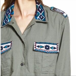 Rails Kona Sage with Inca Embroidery Shirt